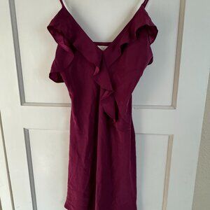 Amanda Uprichard Silk Mini Dress (S)